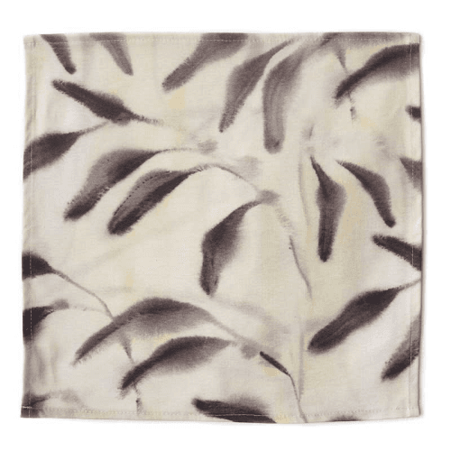 Image showing the Amongst Light Set of 4 Organic Cotton Napkins, 45 x 40cm, Beige Grey product.
