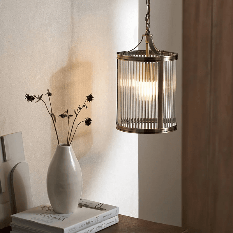 Montgomery Ceiling Light, Small, Antique Brass