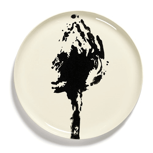 Image showing the Ottolenghi Serving platter, D35, White And Black product.