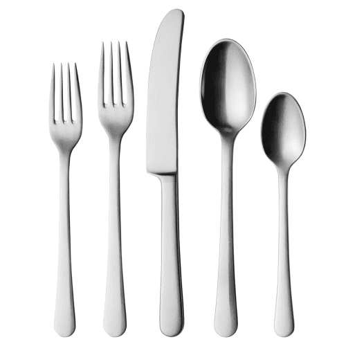 Image showing the Copenhagen Matt 24 piece cutlery set, stainless steel product.