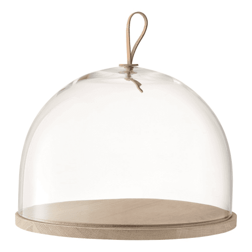 Image showing the Ivalo Dome with ash base, H20.5 x D32cm, clear product.