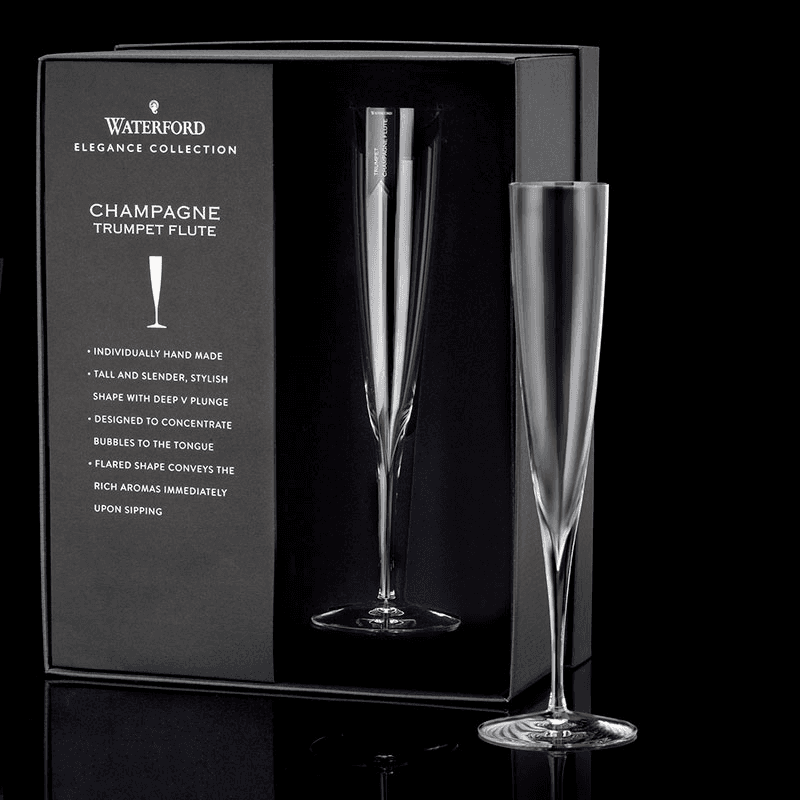Elegance Collection Pair of champagne flutes