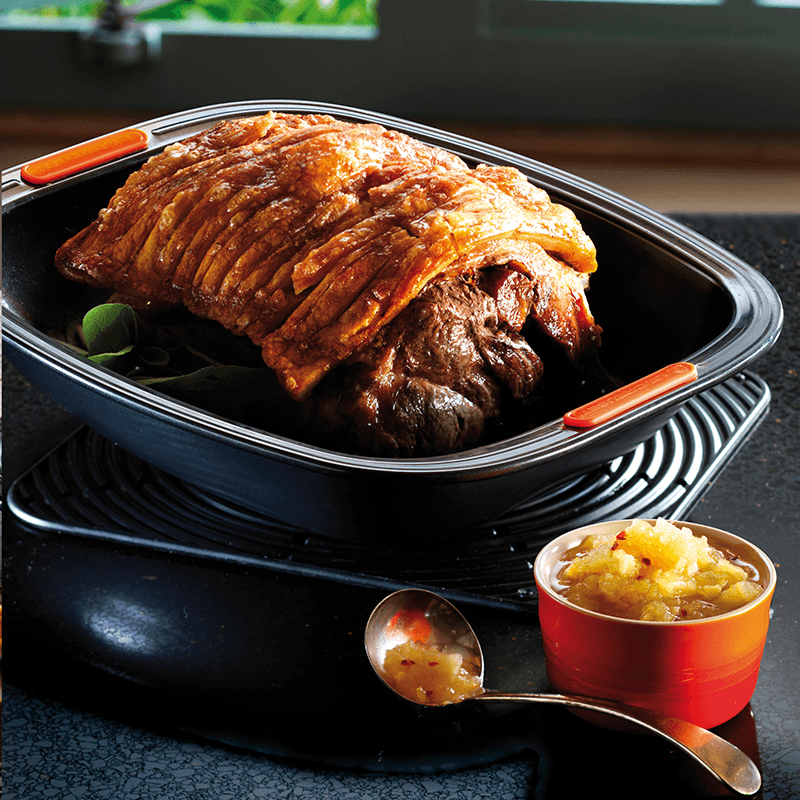 Bakeware Rectangular roaster, 33cm - 4.9 litre, Black