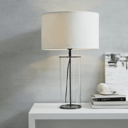 Image showing the Pimlico Table lamp, H66 x W40 x L40cm, Black product.