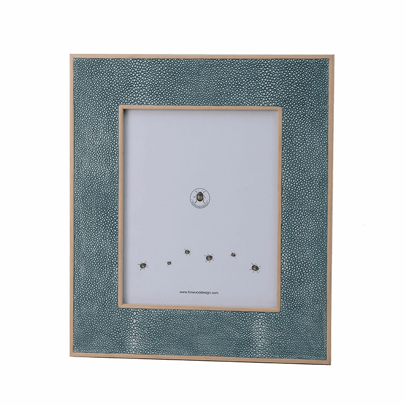 Classic Photo  Frame, 10 x 8", Teal Shagreen