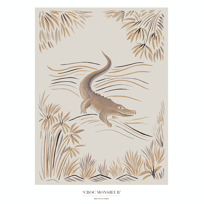 Cros Monsieur Recycled Paper Print, A3, Beige