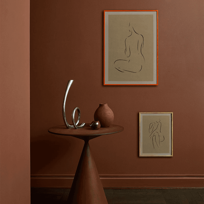 Grace III Framed Print, 30 x 40cm, Beige