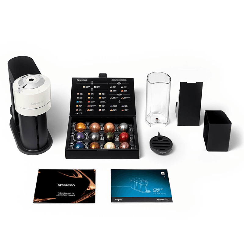 11710 Nespresso Vertuo Next & Milk Coffee Machine, White