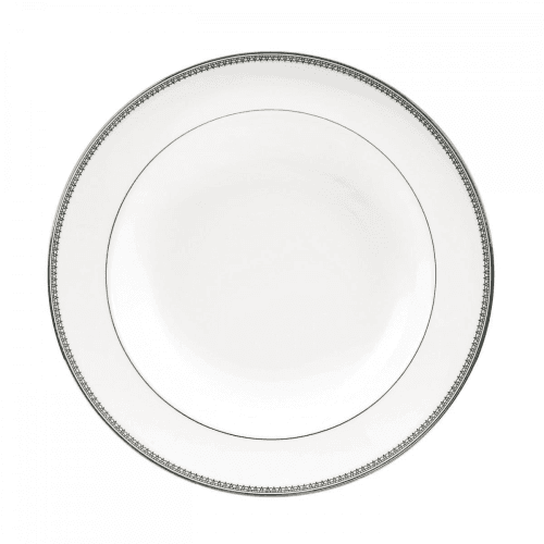 Image showing the Vera Wang - Lace Platinum Soup plate, 23cm product.