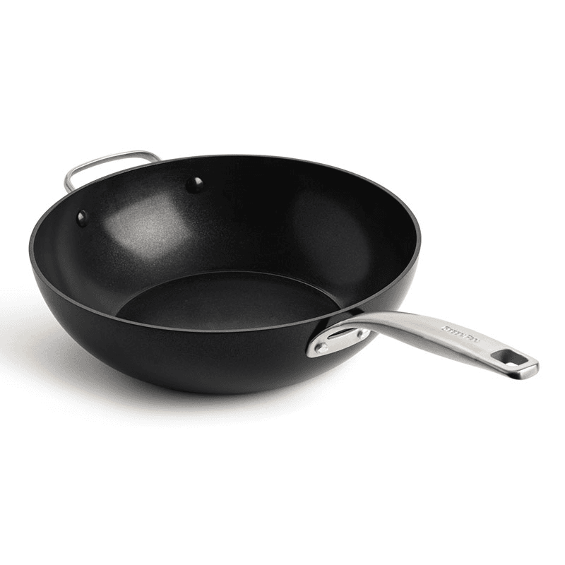 Copenhagen Non-Stick Wok, 30, Black