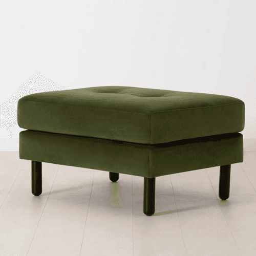 Image showing the Model 04 Ottoman, Velvet Vine product.