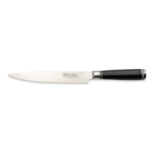Image showing the Katana Saya Pakkawood Carving Knife, 20cm Damascus Blade product.