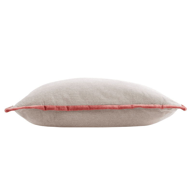 Jaipur Trim Cushion, 30 x 50cm, Garnet