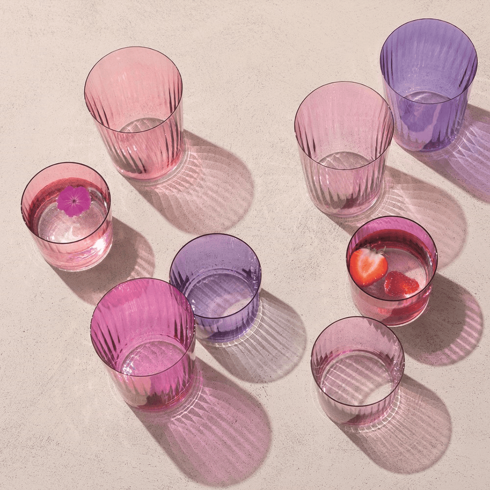 Gems Set of 4 tumblers, 560ml, garnet