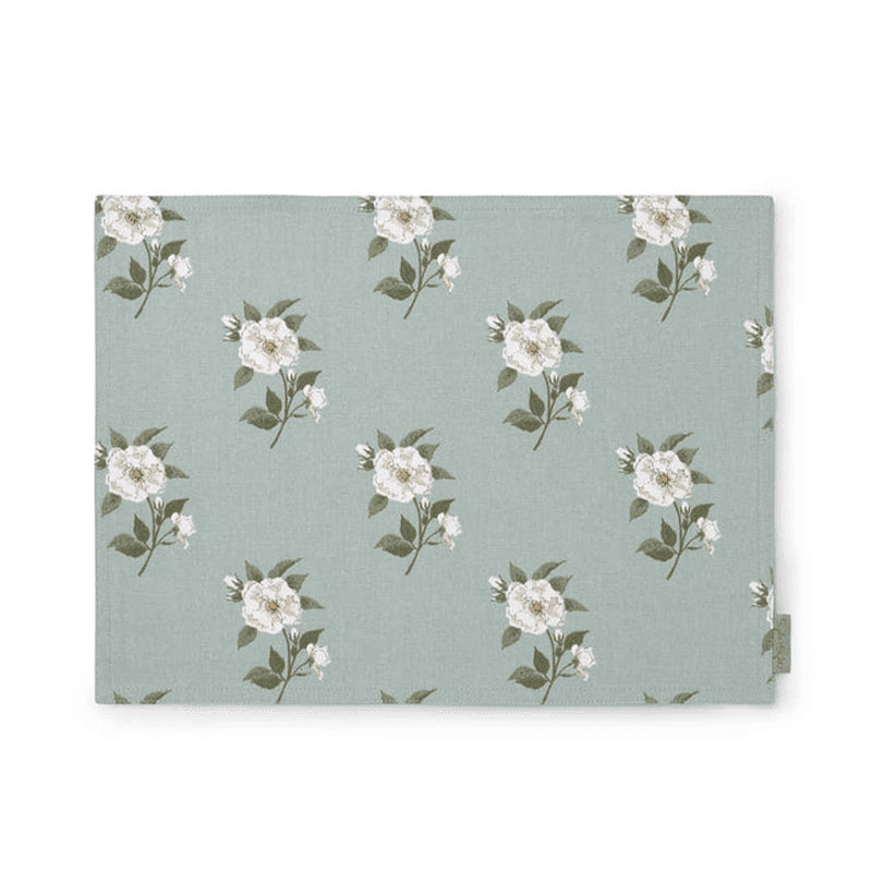 Rose Set of 2 Placemats, Duck Egg