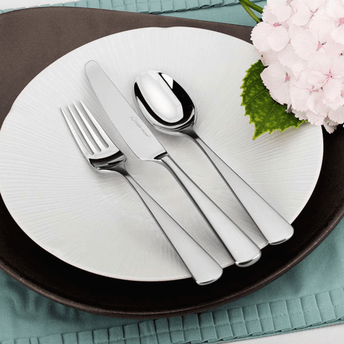 Image showing the 7 Piece Place Setting, Mahogany Satin product.