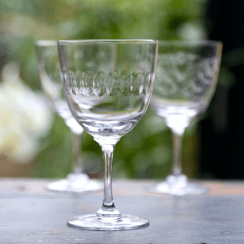 Image showing the Lens Set of 6 wine glasses, 250ml, Crystal product.