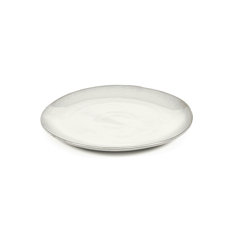 La Mère Set of 2 Plates, D27cm, Off White