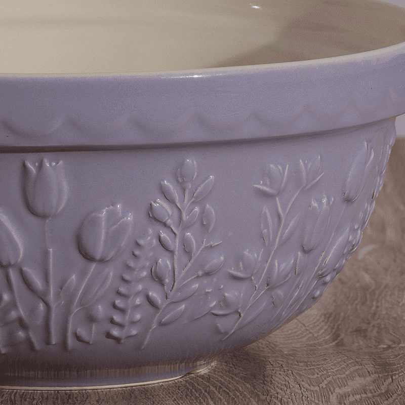 In The Meadow Tulip Mixing Bowl, D24cm, Lilac