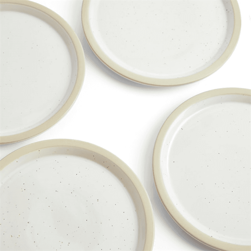 Urban Dining Set of 4 Plates, D16.5cm, White