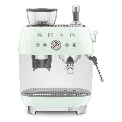 Image showing the Espresso Coffee Machine with Grinder, Pastel Green product.