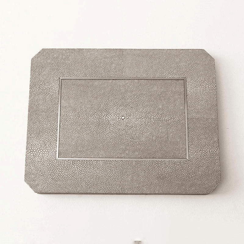 Otis Set of 4 Placemats, 20 x 30cm, Barley Shagreen