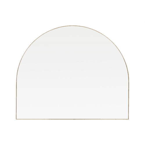 Image showing the Fine Edge Edge Over Mantle Mirror, H100 x W120cm, Gold product.