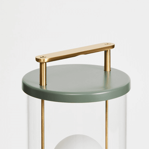 Image showing the Tala x Farrow & Ball The Muse Portable Lamp, Pleasure Garden Green product.