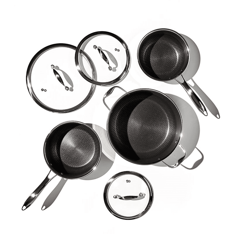 Hybrid 6 Piece Pot Set, Steel