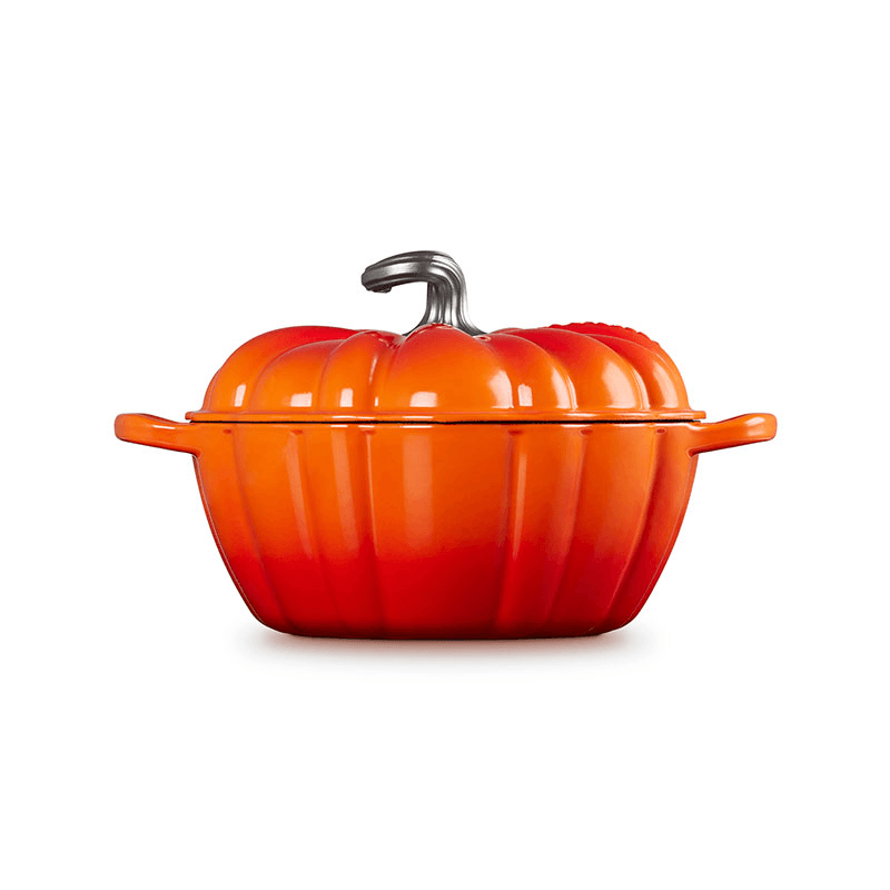 Signature Cast Iron Pumpkin Casserole, 24cm, Volcanic