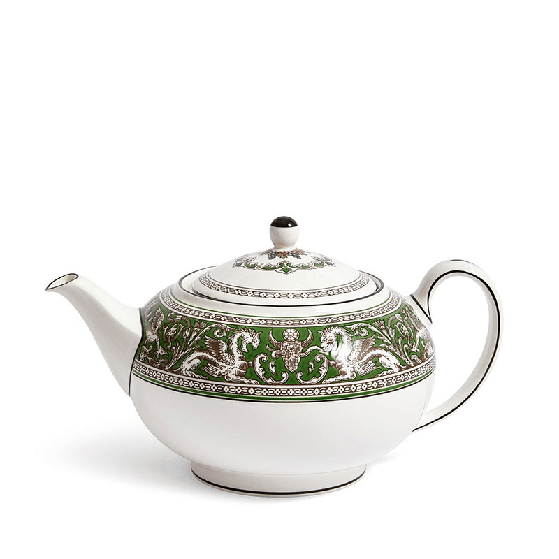 Florentine Teapot, 800ml, Verde
