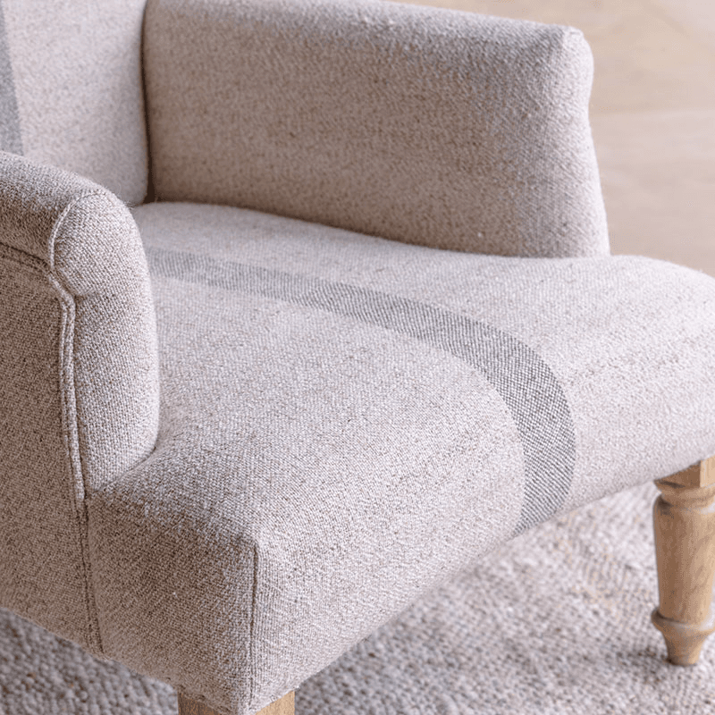 Kallu Wool & Cotton Occasional Chair, Natural