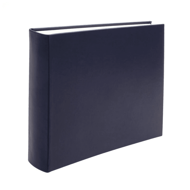 Chelsea Square Leather Photo Album, 36.5 x 36.5cm, Sapphire