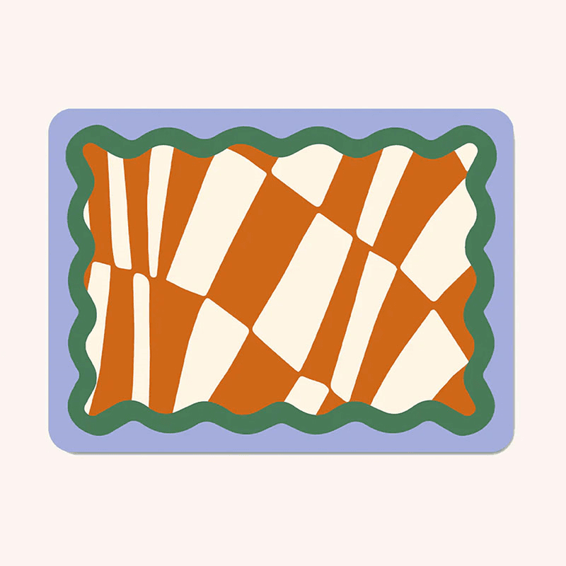 Chessboard Set of 6 Placemats, 21 x 29cm, Multi