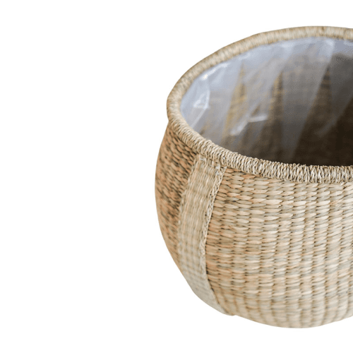 Image showing the Pando Set of 2 Seagrass Baskets, Natural product.