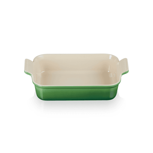 Image showing the Stoneware Heritage Rectangular Dish, 26cm, Bamboo Green product.