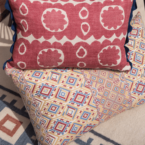 Image showing the Osborne Cushion, 35 x 50cm, Red product.