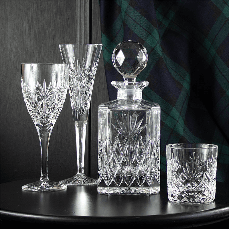 Kintyre Set of 2 Wine Glasses, 280ml, Clear