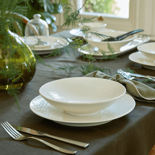 Image showing the Carve White Pasta Bowl, D23cm product.