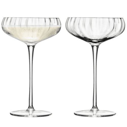 Image showing the Aurelia Champagner Saucers Set of 2, 300ml, Clear Optic product.