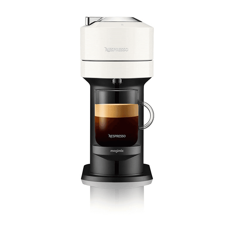 11710 Nespresso Vertuo Next & Milk Coffee Machine, White