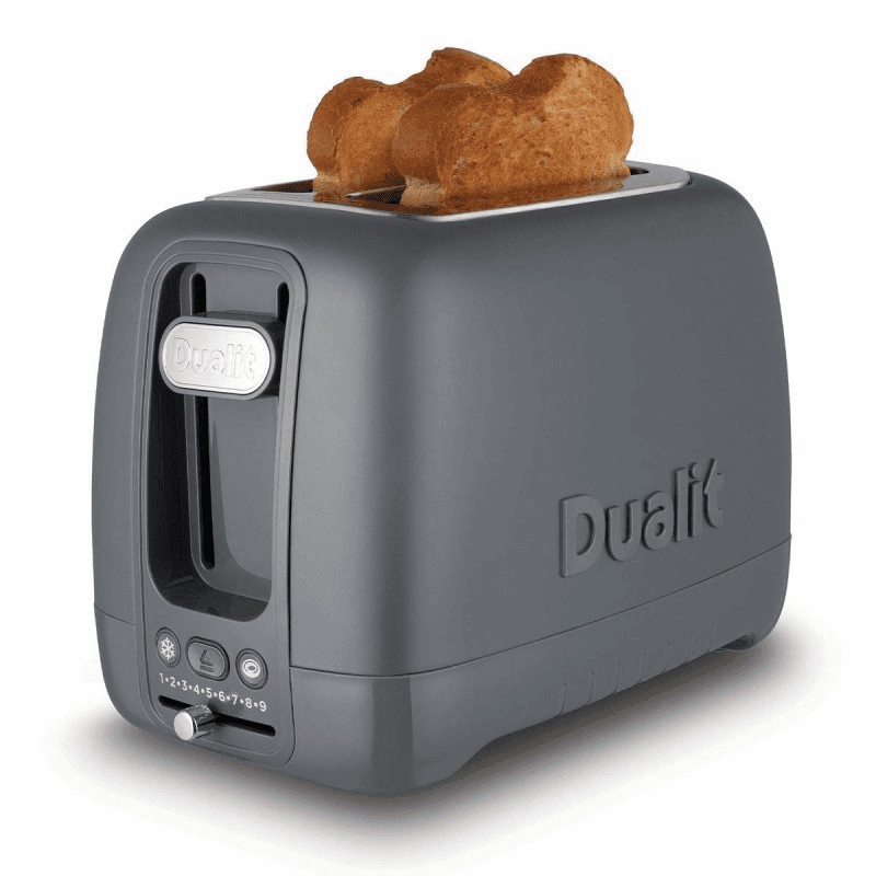 Domus 2 slot toaster, Grey
