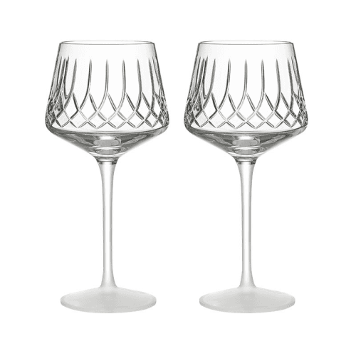 Image showing the Lismore Arcus Set of 2 Wine Glasses, 420ml, Clear product.