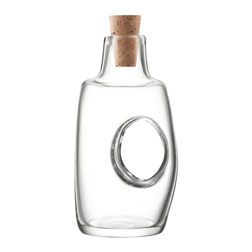 Image showing the Void Vinegar bottle and cork stopper, 120ml, clear product.
