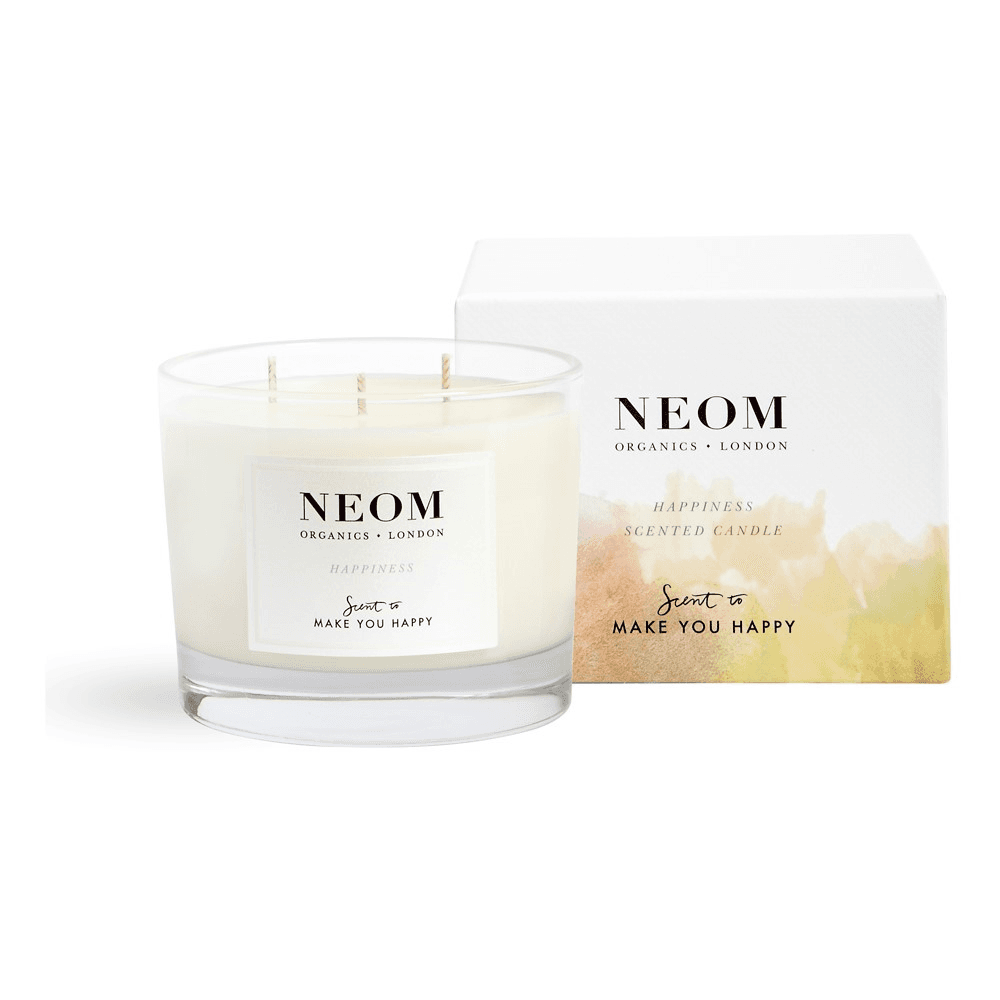 Scent to Make You Happy 3 wick scented candle, White