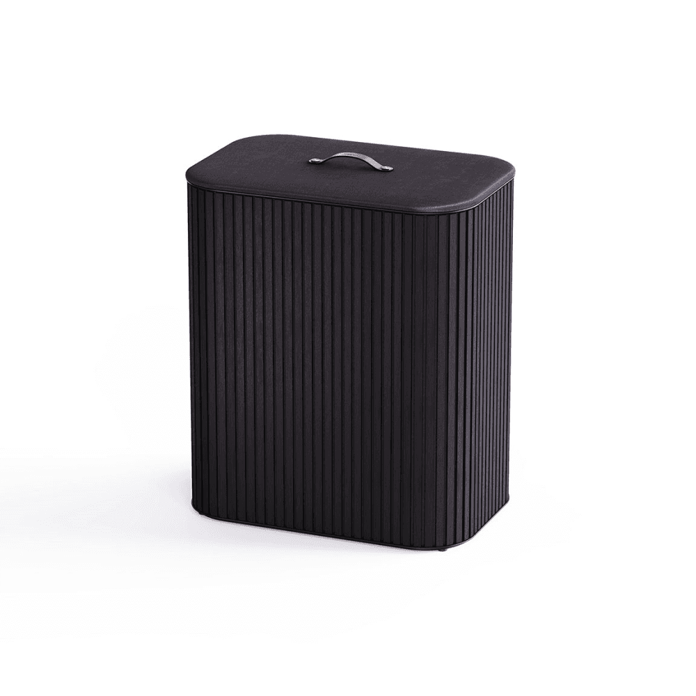 Tota Luxe Laundry Basket, 90L, Black