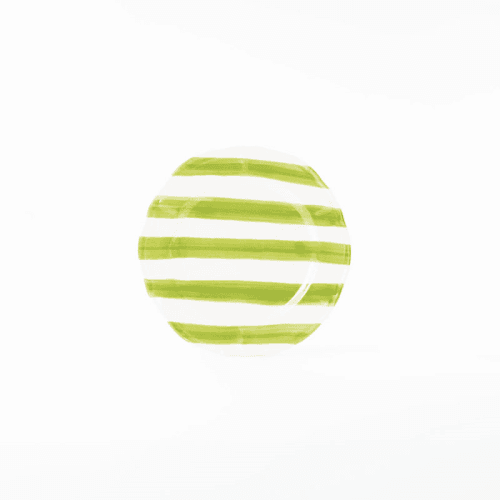 Image showing the Stripes Plate, D21cm, Green product.