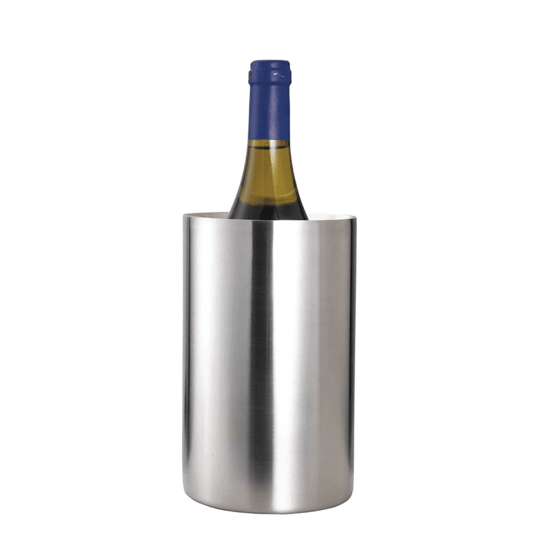 Double Walled Wine Cooler, Stainless Steel