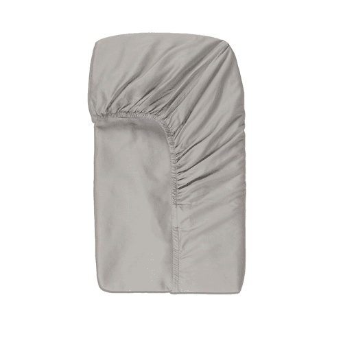Image showing the Perfect Percale  Fitted Sheet, Superking, Dove Grey product.