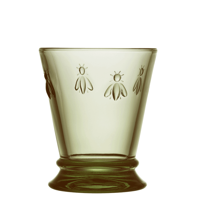 Bee Set of 6 Tumblers, 270ml, Olive Green